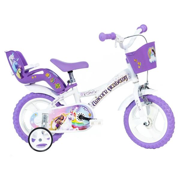Dino Bikes - Detský bicykel 12" - Unicorn Academy