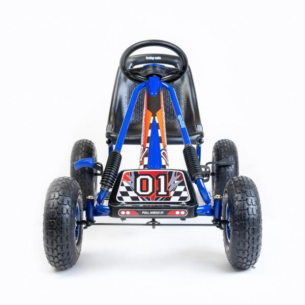 Dětská šlapací motokára Go-kart Baby Mix Razor modrá (obrázek 3)