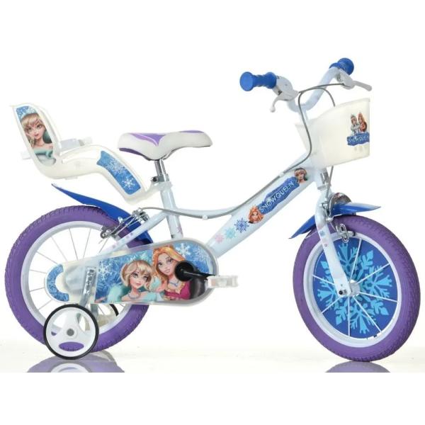 DINO Bikes - Dětské kolo 14" Snow queen 2022