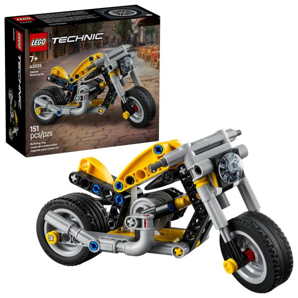 LEGO® Technic 42225 Žltá motorka