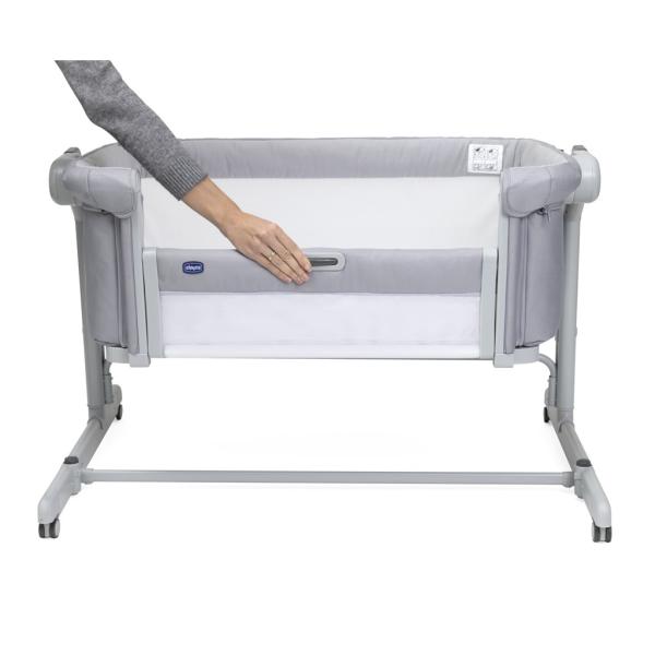 CHICCO Postieľka Next2Me Magic Evo - Dark Grey (obrázok 7)