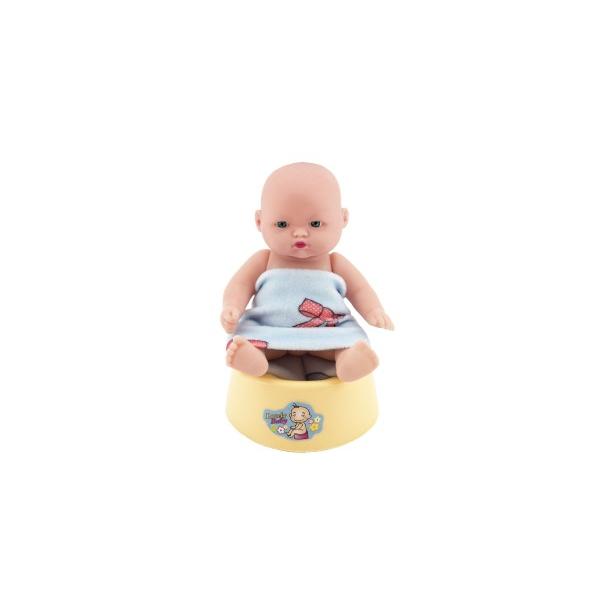 Miminko / panenka kloubová 12cm v kočárku 10x14x18cm plast s doplňky (obrázek 4)