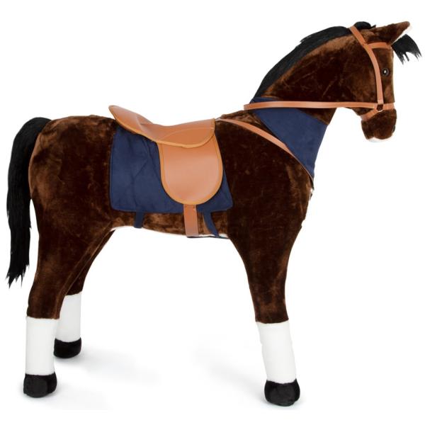 Small Foot Sedací kůň XL hnědý se zvukem (obrázek 4)