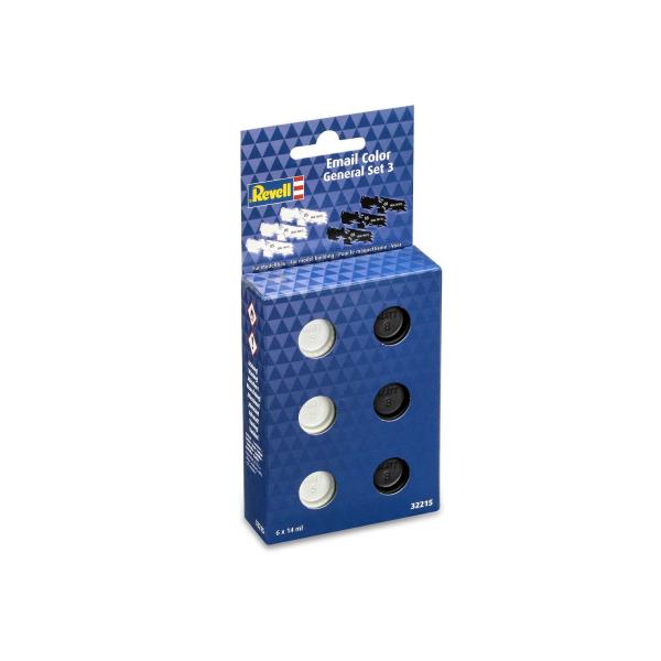 Sada barev Email Color 32215 - General Set 3 - Matt (6 x 14ml)
