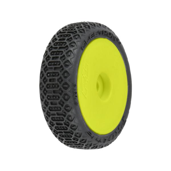 Pro-Line kolo 1:24, pneu Electron 2.0, disk žltý, H7 (4): Micro-B