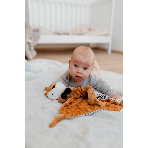 Srnka babyted, uspávač kousátko, chrastítko plyš 25x25cm