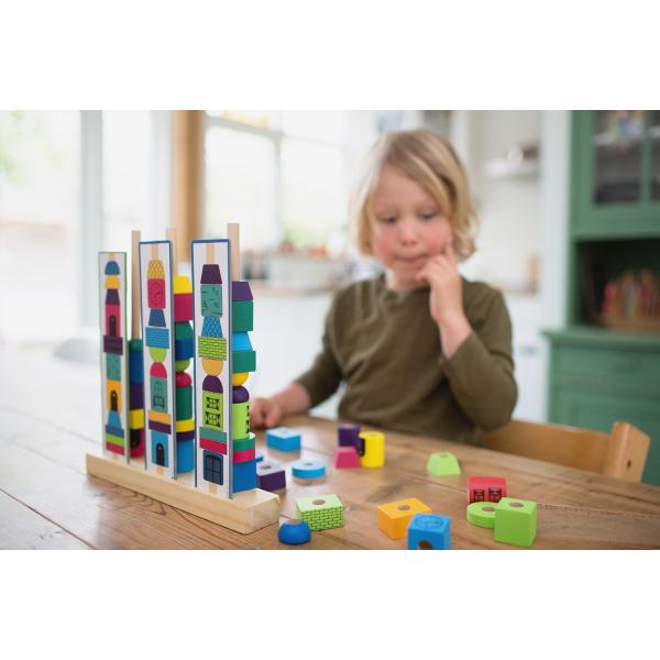 BS Toys Logická hra - stavíme věže (obrázek 5)