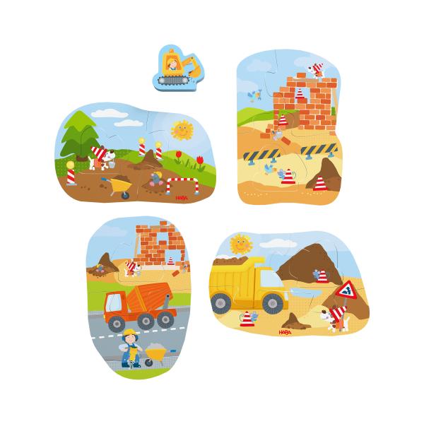 Haba Puzzle pro nejmenší Staveniště 4 ks (obrázek 3)