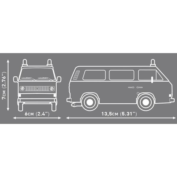 Cobi Volkswagen T3 Hasiči, 1:35, 238 k, 2 f (obrázek 6)