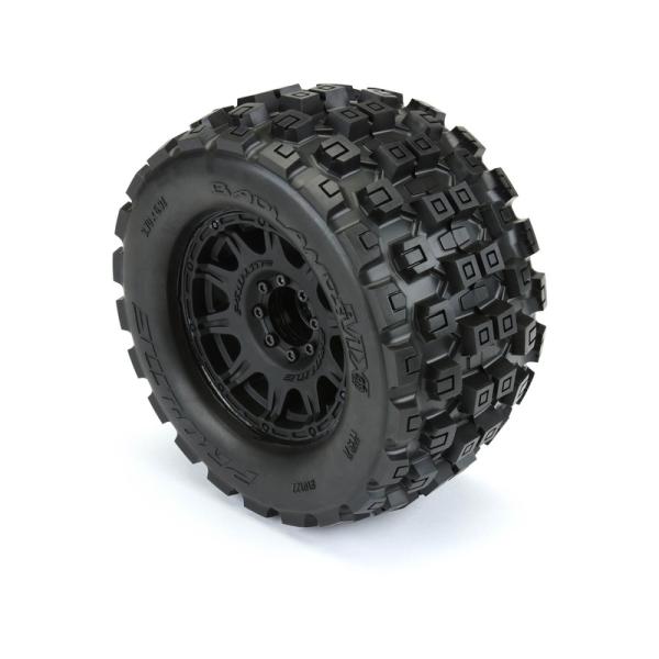 Pro-Line kolo 3.8", pneu Badlands MX38, disk Raid H17 černý (2) (obrázek 4)