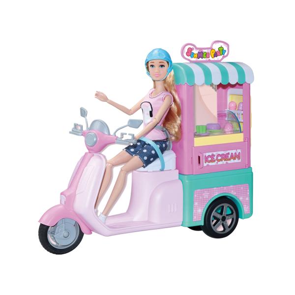 Bábika zmrzlinárka 30 cm