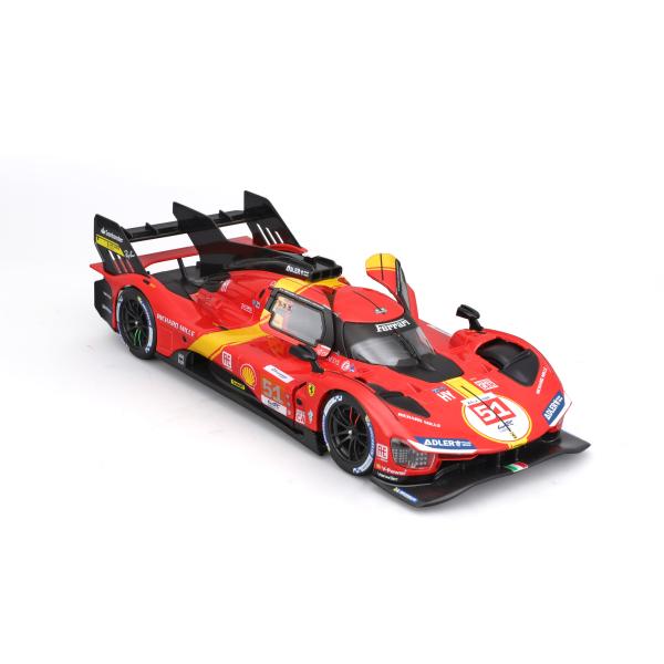 Bburago 1:24 Ferrari Racing Model KIT - Stavebnice 499P LMH 2023 - 24h Le Mans Champion (obrázek 5)
