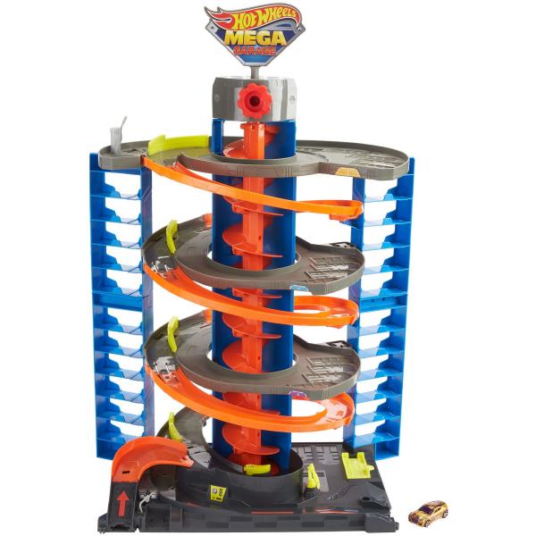 Mattel Hot Wheels City подобрен мега гараж GTT95