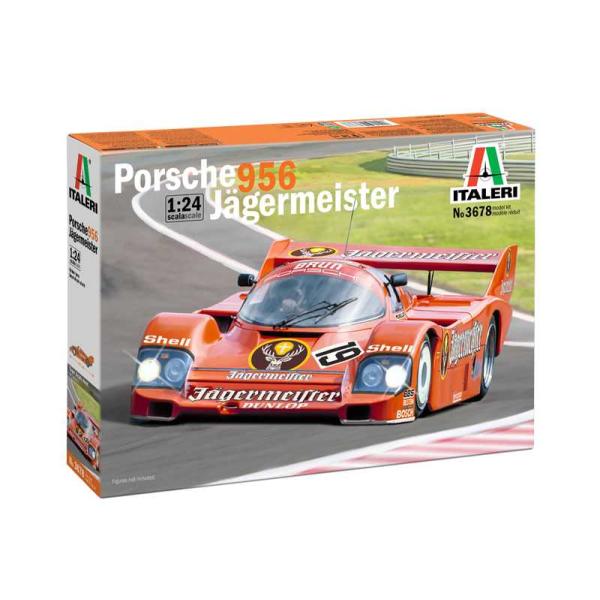 Kit de modelo de coche 3678 - Porsche 956 Jagermeister (1:24)