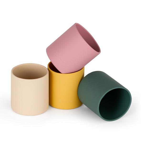 PETITE&MARS Hrnek silikonový Take&Match Misty Green 6m+ (obrázek 3)