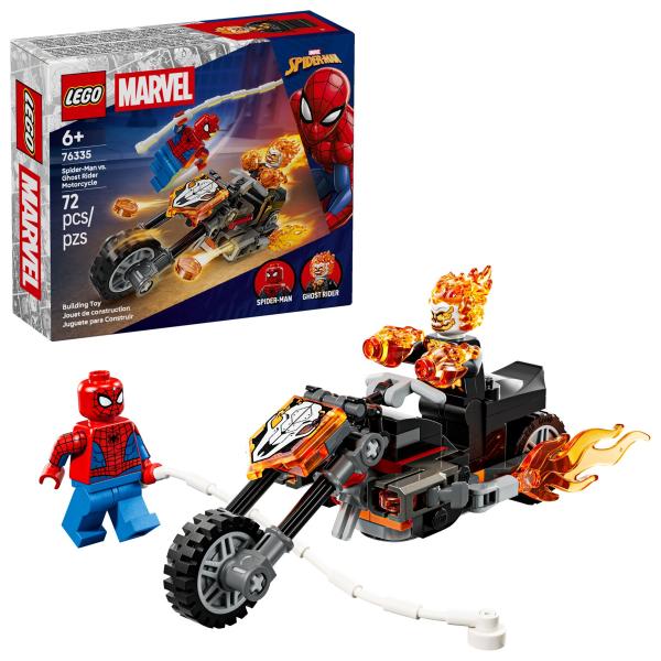 LEGO® Marvel 76335 Spider-Man vs. Ghost Rider na motorce