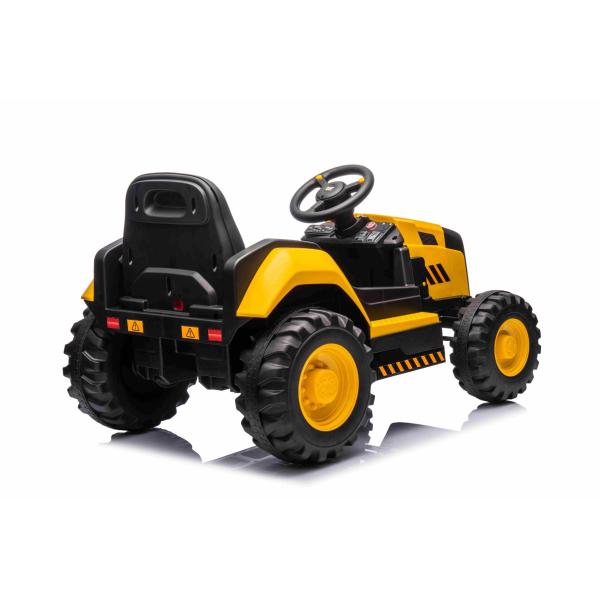 Licencovaný elektrický Bagr Caterpillar, Jednomístný, žlutý, USB vstupem na MP3 Přehrávač (obrázek 6)