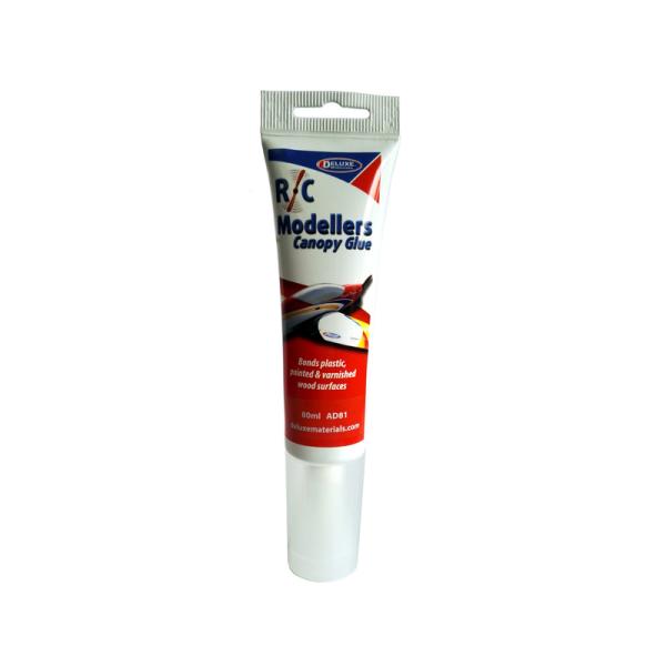 RC Modeller's lepidlo na kabíny, drevo, plasty v tube 80ml