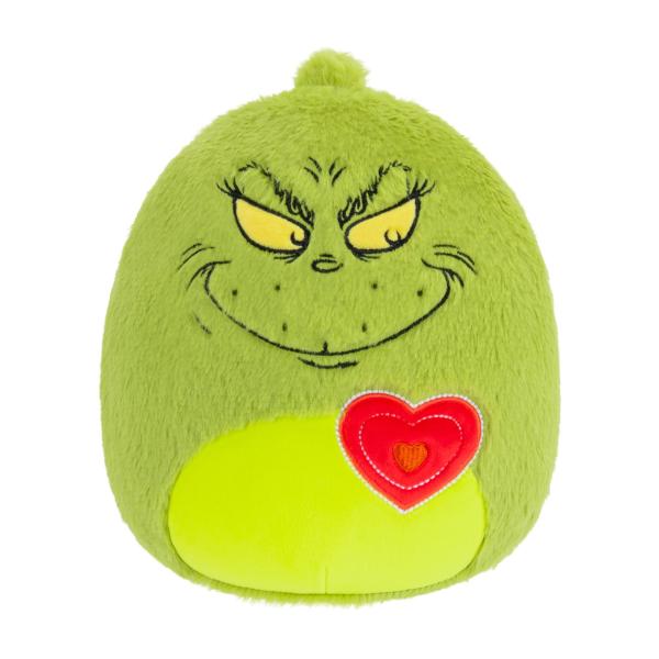 Squishmallows Fuzz-A-Mallows Grinch Grinch se srdíčkem