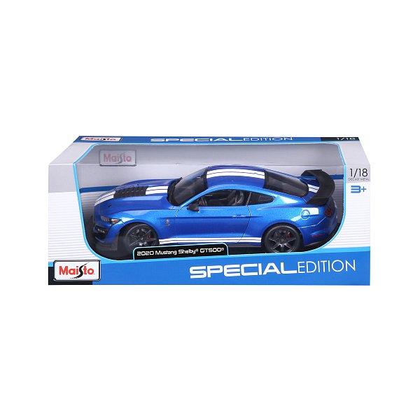 Maisto – 2020 Ford Shelby GT500, metalická modrá, 1:18