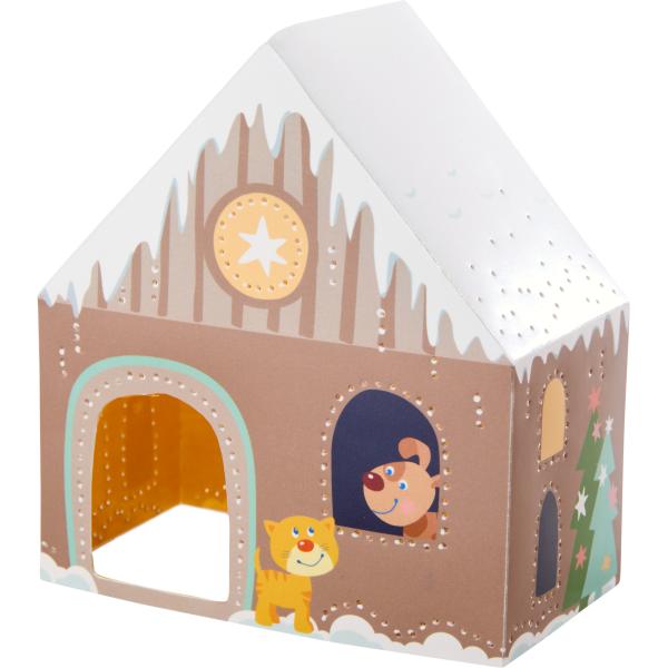 Haba Kreativní sada První propichování papíru zimní vesnička (obrázek 5)