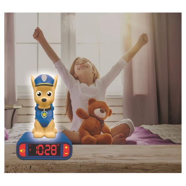 Lexibook Budík s nočním 3D světlem Paw Patrol Chase (obrázek 4)
