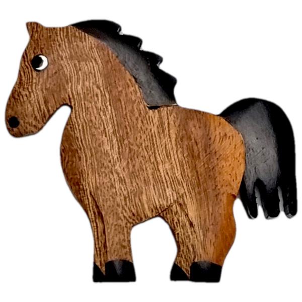 2Kids Toys Drevená magnetka veľká Kôň