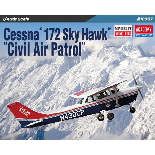 Model Kit letadlo 12367 - CESSNA 172 SKYHAWK CIVIL AIR PATROL (1:48)
