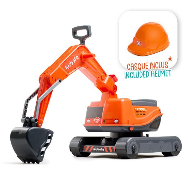 Falk - Escavatore Kubota - Da 3 Anni - Escavatore E Secchio Articolati - Cabina Rotante - Made In France - 142-image