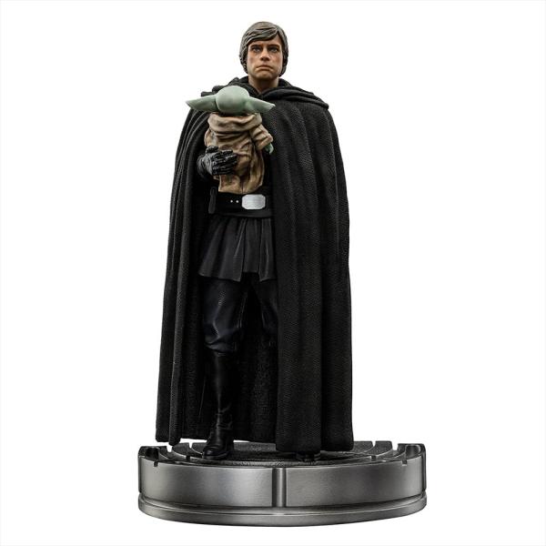 Iron Studios Star Wars: The Mandalorian - Luke Skywalker e Grogu Art Scale 1/10