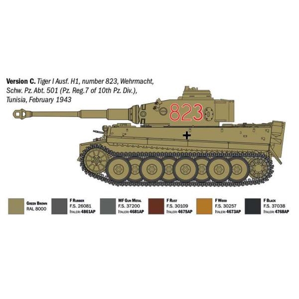 Model Kit tank 6767 - Pz. Kpfw. VI Tiger I Ausf. E/H1 (1:35) (obrázek 6)