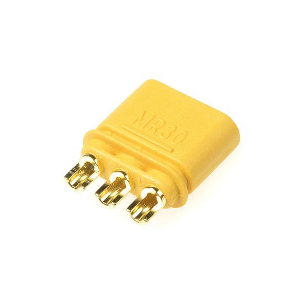 Konektor zlacený MR-30 s krytem samice (4)