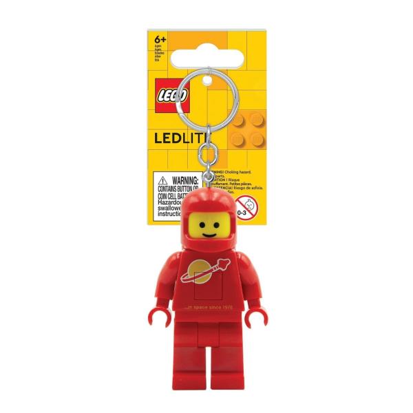 LEGO Spaceman Kozmonaut červený svítící figurka (HT)