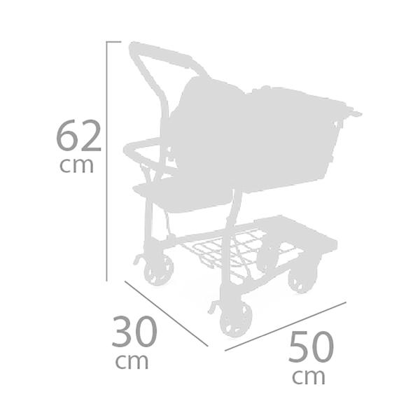 DeCuevas 52179 Pojízdný nákupní vozík 2 v 1 s ovocem KOALA 2024 (obrázek 8)