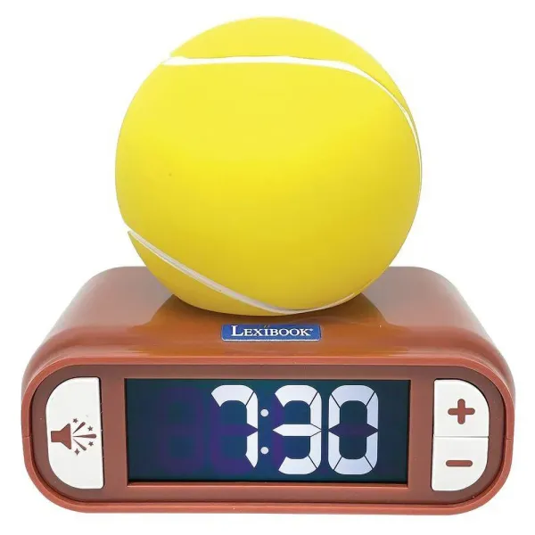 Budík s nočním 3D světlem Tenis