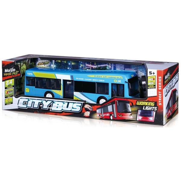 Maisto RC – Autobus – City Bus (2.4GHz), modrý