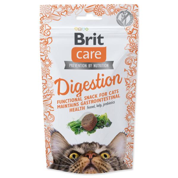 Pochoutka Brit Care Cat Snack Digestion 50g