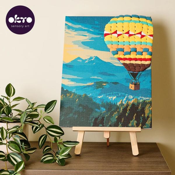 OKTO Malba a 3D modelování obraz "Hot Air Balloon Flight" 30x40 cm (obrázek 8)
