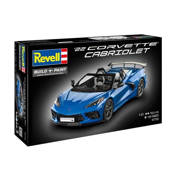 Plastic ModelKit auto 07750 - Corvette C8 Cabriolet (1:25)
