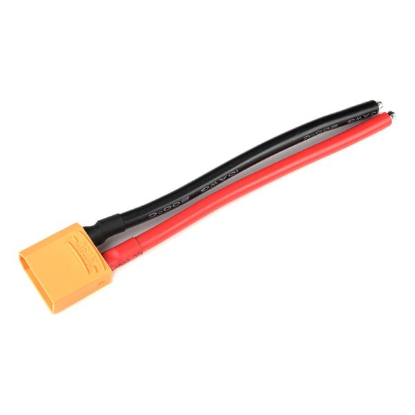 Connettore dispositivo XT-90 placcato oro con cavo 10AWG 12cm