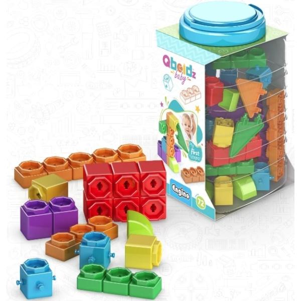 Engino Baby Qboidz - I Miei Primi Passi - Set Grande (In Vasca Di Plastica)-image