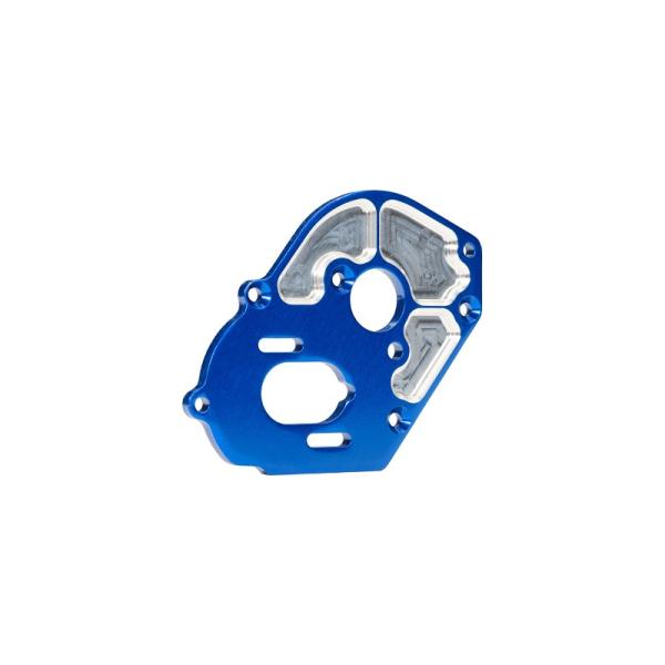 Piastra motore Traxxas 4mm in alluminio alleggerito blu