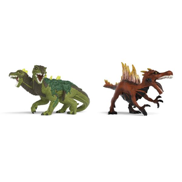 Schleich Ohnivý dinosaurus versus Ještěr z džungle