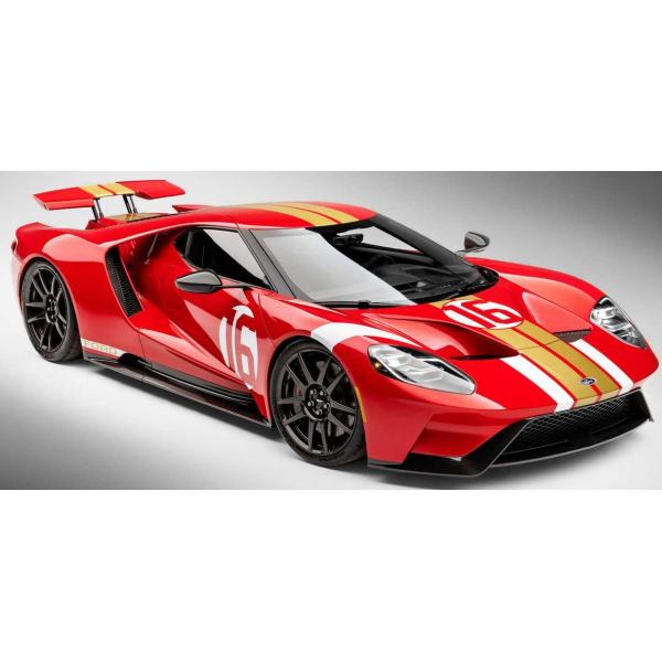 1:18 FORD GT HERITAGE EDITION ALAN MANN RED 2022 - GT SPIRIT - GT883