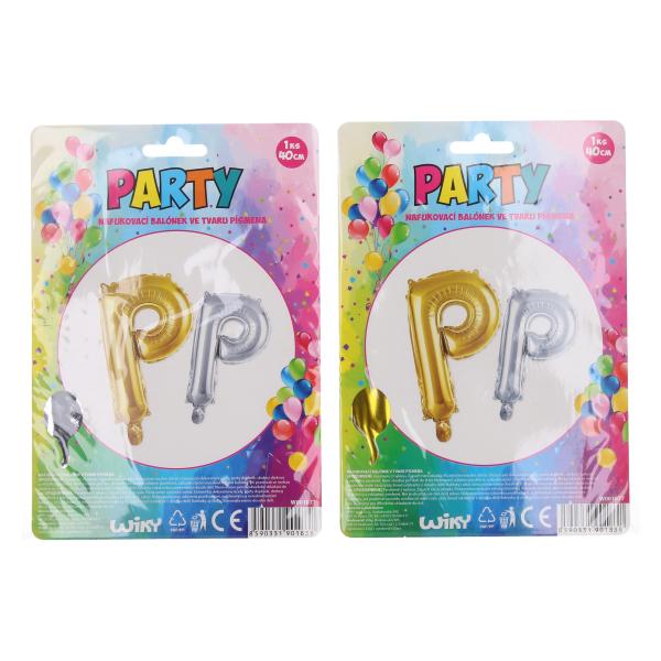 Nafukovací balónik - písmeno P