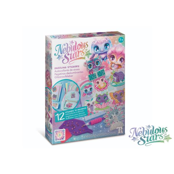 Nebulous Stars Oslnivé samolepky s kamínky set