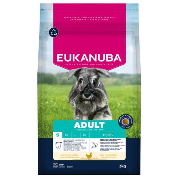 Krmivo EUKANUBA Adult Small breed bohaté na čerstvé kuře 3 kg (obrázek 10)