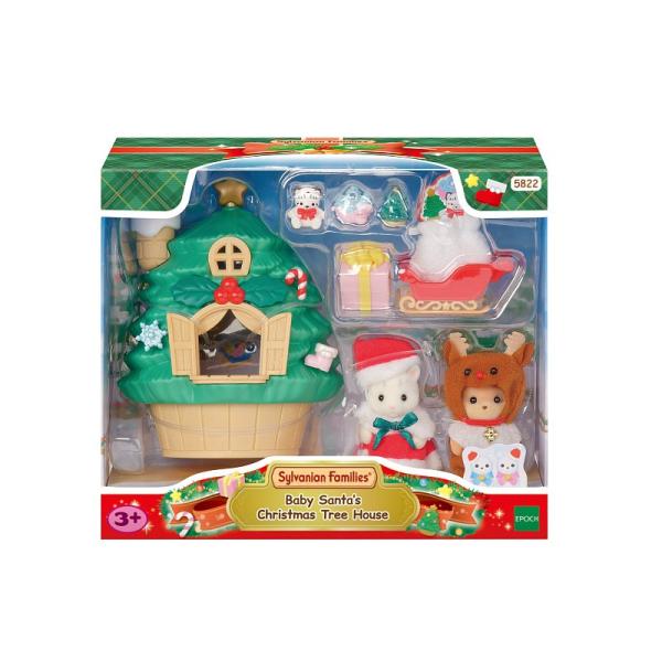 Sylvanian Families Domeček s vánočním stromečkem a baby figurky (obrázek 5)
