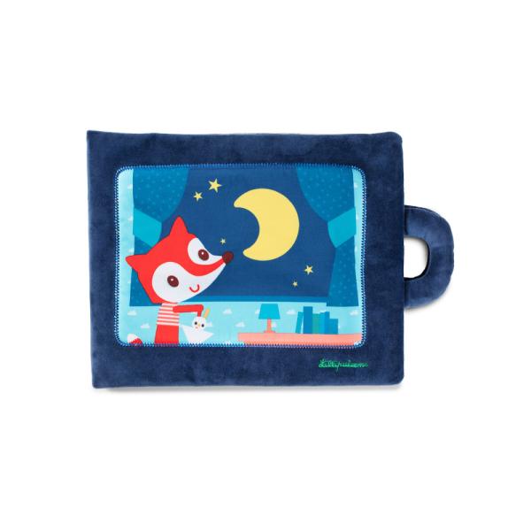 Lilliputiens - textilná didaktická knižka - Buona notte, volpe Alice
