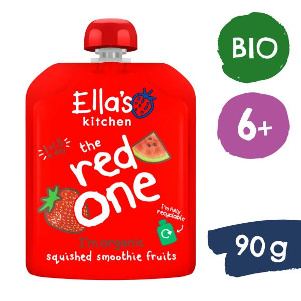 Ella's Kitchen BIO RED ONE ovocné pyré s jahodami (90 g)